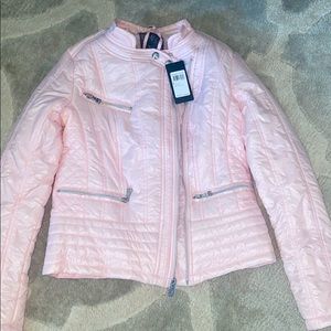 Baby pink guess jacket